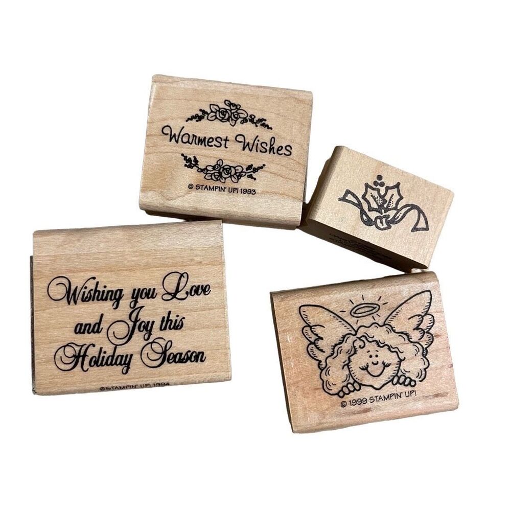 Stampin’ Up! Holiday Christmas Stamp Set Rubber Stamps Card Making Scrapbooking
